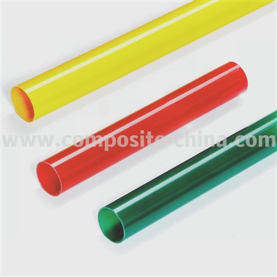 Žltá trubica zo sklenených vlákien